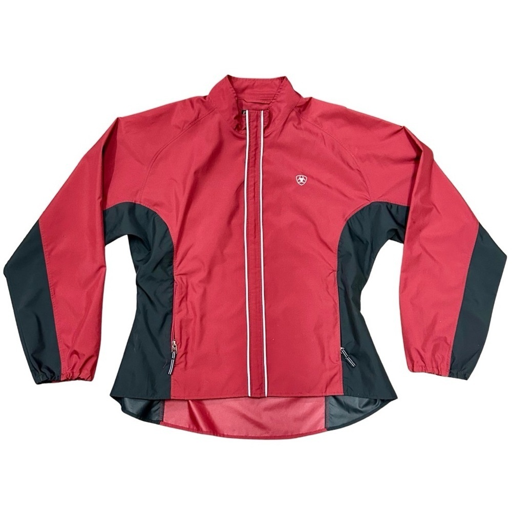 Ariat Red & Black Performance Windbreaker Jacket – Women’s Medium